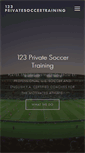 Mobile Screenshot of 123soccertraining.com